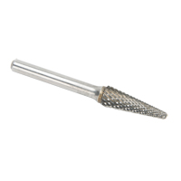 CLEVELAND Solid Carbide Burrs - Taper Shape Radius End 14°, 1/4" Shank Sidevic Inc.