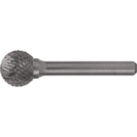 CLEVELAND Solid Carbide Burrs - Ball Shape, 1/8" Dia., 1/8" Shank Sidevic Inc.