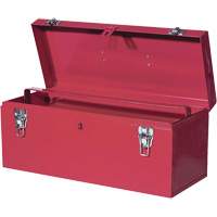 TB21 Steel Hand Tool Box, 8-3/4" D x 20" W x 9-3/8" H, Red Sidevic Inc.