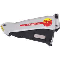 Hidden Edge&reg; Knife, 19 mm, Steel, Aluminum Handle Sidevic Inc.