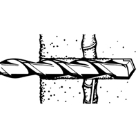 Rotary Rebar Cutters, 3/8", SDS-Plus Shank, Carbide Sidevic Inc.
