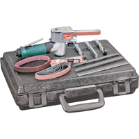 Mini-Dynafile&reg; II Abrasive Belt Machines, 1/8" - 1/2", 1/4" NPTF Sidevic Inc.