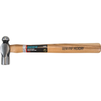 Ball Pein Hammer, 8 oz. Head Weight, Plain Face, Wood Handle Sidevic Inc.