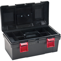 Heavy-Duty Tool Box, 17-1/2" W x 9-1/2" D x 8" H, Black Sidevic Inc.