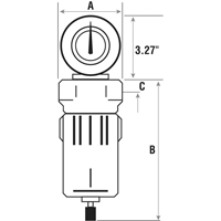Compressed Air Filters, Modular, 2-1/2" NPT, Automatic Drain Sidevic Inc.