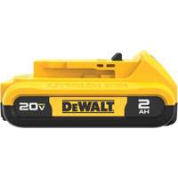 Bloc-piles 20 V Max* Compact XR, Lithium-ion, 20 V, 2 A Sidevic Inc.