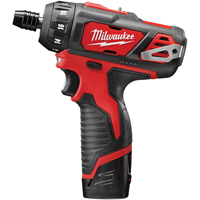 Ensemble tournevis hexagonaux &agrave; 2 vitesses M12, 1/4", 12 V, 275 lb-po couple max., Lithium-ion bloc-pile Sidevic Inc.