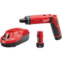 Ensemble tournevis hexagonaux M4, 1/4", 4 V, 44 lb-po couple max., Lithium-ion bloc-pile Sidevic Inc.