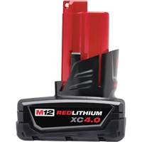 Bloc-piles M12 Redlithium 4.0, Lithium-ion, 12 V, 4 A Sidevic Inc.