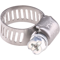 Colliers de serrage pour tuyaux - Collier de serrage en acier inoxydable & vis zingu&eacute;e, Dia. min 0.563, Dia. max 1-1/4" Sidevic Inc.