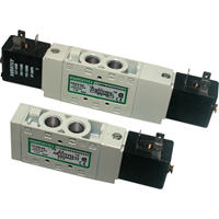Pilot 5-Way 2-Position 4-Way Solenoid Valves, 1/8" Pipe, 150 PSI Sidevic Inc.