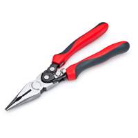 Pro Series Dual Material Long Nose Compound Action Cutting Pliers, 9" L Sidevic Inc.