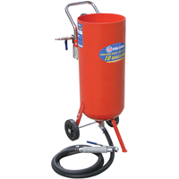 Pressure Abrasive Sandblasters, 6-25 CFM, 8.3 Gal. (10 US Gal) Tank Sidevic Inc.