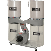 Dust Collectors with 2 Canister Filters, 55-1/2" x 23" x 70" Sidevic Inc.