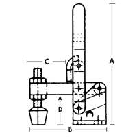 Vertical Hold-Down Clamps - 201 Series Sidevic Inc.