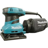 1/4 Sheet Finish Sander, 4-1/2 " x 5-1/2"/4-3/8" x 4" Sand Paper, 1.6 A, 120 V, 14,000 OPM Sidevic Inc.