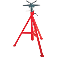 Support de tuyau en V no VJ-99, 71-132 cm R&eacute;glage de la hauteur, 12" Capacit&eacute; max. de tuyau, 2500 lb Capacit&eacute; de charge max. Sidevic Inc.