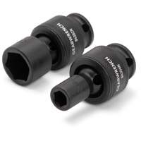 15-Piece 3/8" Drive 6 Point Universal Impact Metric Flex Socket Set Sidevic Inc.