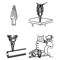 Step Drills, 1/32" Increments Sidevic Inc.