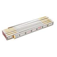 Folding Wood Rule, 6' L, Wood, 1/6" Graduations Sidevic Inc.