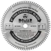 Industrial Saw Blade - Crosscut Thin Kerf, 8", 80 Teeth, Wood Use Sidevic Inc.