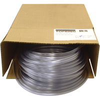 Tube, Air/Eau, 0,375" DE x 100' lo, PVC, Transparent, 55 psi @ 20°C Sidevic Inc.