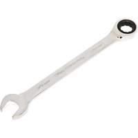 72-Tooth Ratcheting Combination Wrench, 12 Point, 30 mm, Chrome/Polished Finish Sidevic Inc.