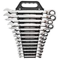 72-Tooth 12 Point Reversible Ratcheting SAE Wrench Set, Combination, 13 Pieces, Imperial Sidevic Inc.