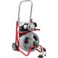 K-400 Autofeed Drum Machine with C-45IW cable, Electric, 1/2" x 75' and 3/8" x 100' Sidevic Inc.