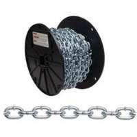 Chaîne torsad&eacute;e, Acier &agrave; faible teneur en carbone, #4 x 100' (30,4 m) l, Charge d'utilisation 215 lb (0,1075 tonne) Sidevic Inc.