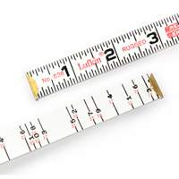 Red End&reg; Brick Mason Rule, 6' L, Wood, 1/16" Graduations Sidevic Inc.