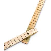 Red End&reg; Oversized Brick Mason Rule, 6' L, Wood, 1/16" Graduations Sidevic Inc.