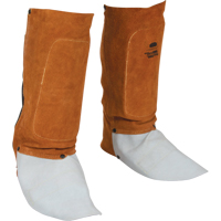 Leather Spats, 14" L, Lava Brown Sidevic Inc.