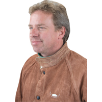 Welding Jacket, Leather, 4X-Large, Lava Brown Sidevic Inc.