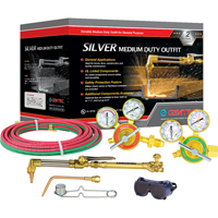 Silver Medium-Duty Welding & Cutting Outfits, 1/2" Cut, 1/4" Weld Sidevic Inc.