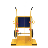 Welding Cylinder Torch Cart, Pneumatic Wheels, 24" W x 19-1/2" L Base, 500 lbs. Sidevic Inc.