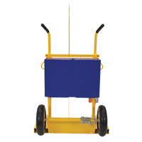 Welding Cylinder Torch Cart, Pneumatic Wheels, 24" W x 19-1/2" L Base, 500 lbs. Sidevic Inc.