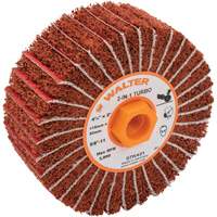 Two-In-One Turbo Drums, 4-1/2" Dia. x 2" W, 5/8"-11 Arbor, 60 Grit Sidevic Inc.