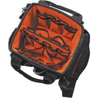 Tradesman Pro Tool Tote, Ballistic Nylon, 40 Pockets, Black/Orange Sidevic Inc.