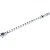 Ratcheting Head Micrometer Torque Wrench, Click, 1/2" Square Drive, 50 - 250 lbf. Ft Sidevic Inc.
