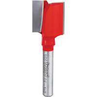Router Bit - Double Flute Straight Bit, 3/4" Dia., 1" H, 2-1/8" L, 1/4" Shank Sidevic Inc.