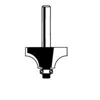 Router Bit - Beading Bit, 5/8" Dia., 1/4" Shank Sidevic Inc.