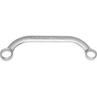Box End Wrench, 12 Point, 5/8"/9/16", 15° Offset, Plain Finish Sidevic Inc.