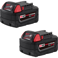 Ensemble de blocs-piles M18 Redlithium, Lithium-ion, 18 V, 5,0 A Sidevic Inc.