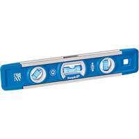 True Blue&reg; Torpedo Level, 9" L, Aluminum, 3 Vials, Magnetic Sidevic Inc.