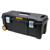 Tool Box on Wheels, 12-1/2" W x 28-1/2" D x 12" H, Black Sidevic Inc.