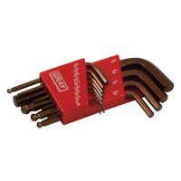 Short Ball End Hex Key Set, 13 Pcs., Imperial Sidevic Inc.