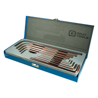 Extra Long Arm Hex Key Set, 10 Pcs., Imperial Sidevic Inc.