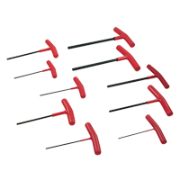 T-handle Hex Key Set, 10 Pcs., Imperial Sidevic Inc.