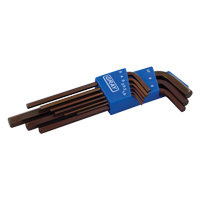 Extra Long Arm Hex Key Set, 9 Pcs., Metric Sidevic Inc.